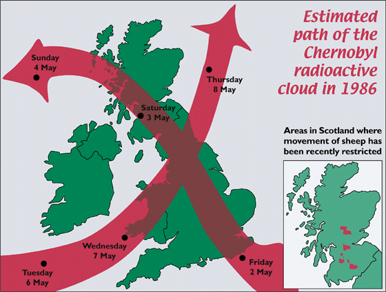 chernobyl map location. Radioactive+cloud+map