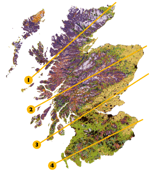 Scottish Soil Transects - 1990