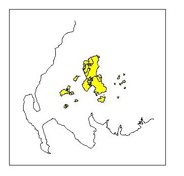 Distribution of catchments in the Galloway region
